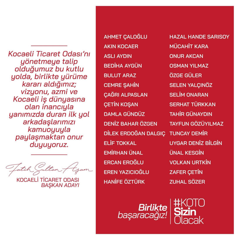 Yönetimi bile açıkladı: KOTO’ya başkan adayı var!