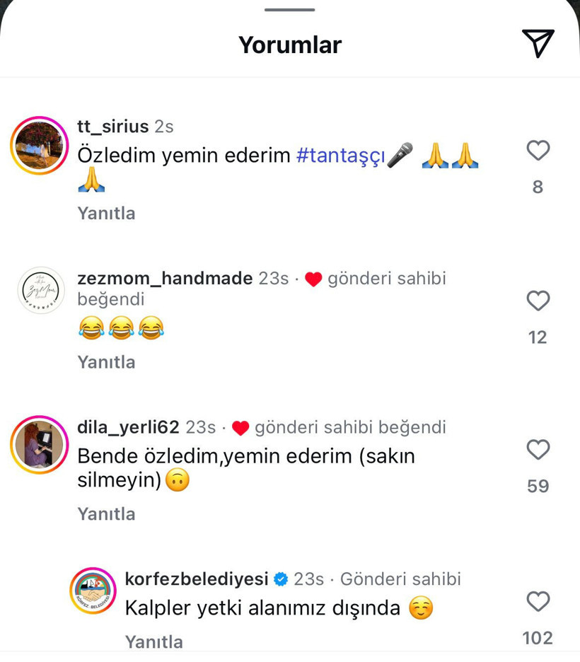 Kocaeli’de “Özledim yemin ederim” yazısına belediyeden ince yanıt