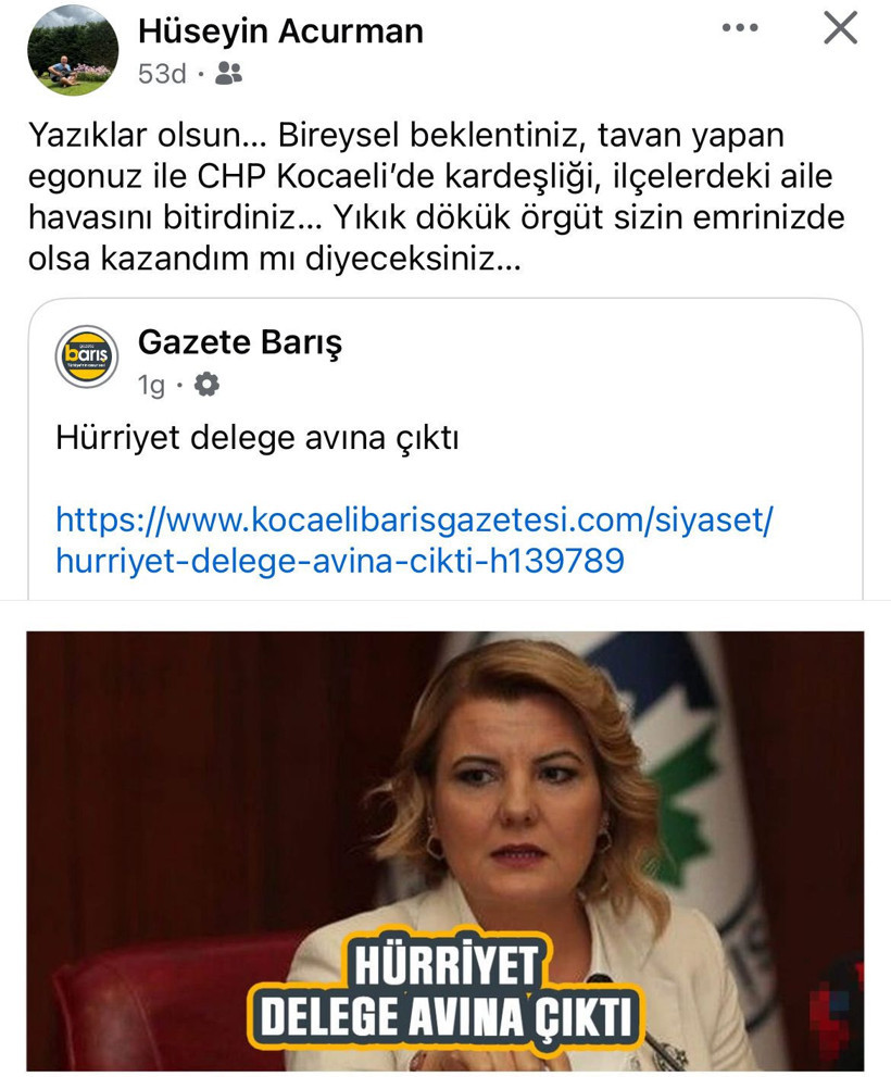 “Yazıklar olsun” Hüseyin Acurman’dan Hürriyet’e yeni tepki!