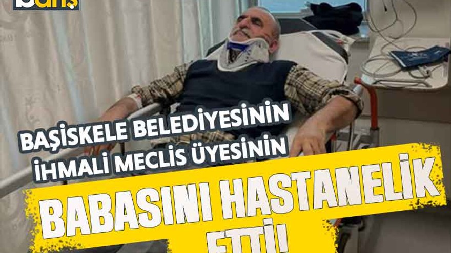 Başiskele Belediyesinin ihmali meclis üyesinin babasını hastanelik etti!