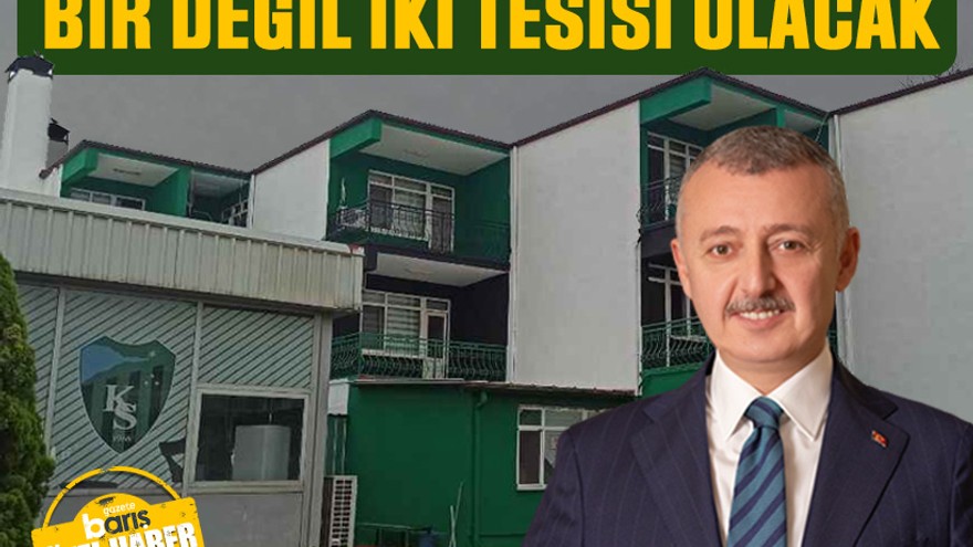 Kocaelispor’un iki tesisi birden olacak