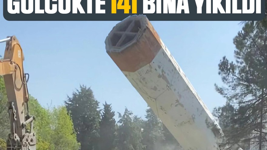 Gölcükte 141 bina yıkıldı
