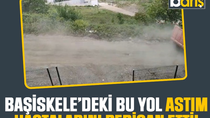 Başiskele’deki bu yol astım hastalarını perişan etti!