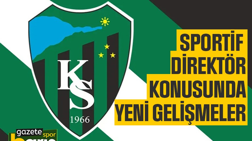 Sportif Direktör konusunda yeni gelişmeler