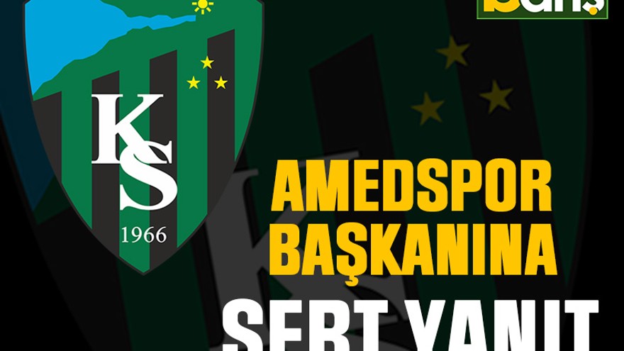 Kocaelispor’dan Amedspor Başkanına sert yanıt geldi!