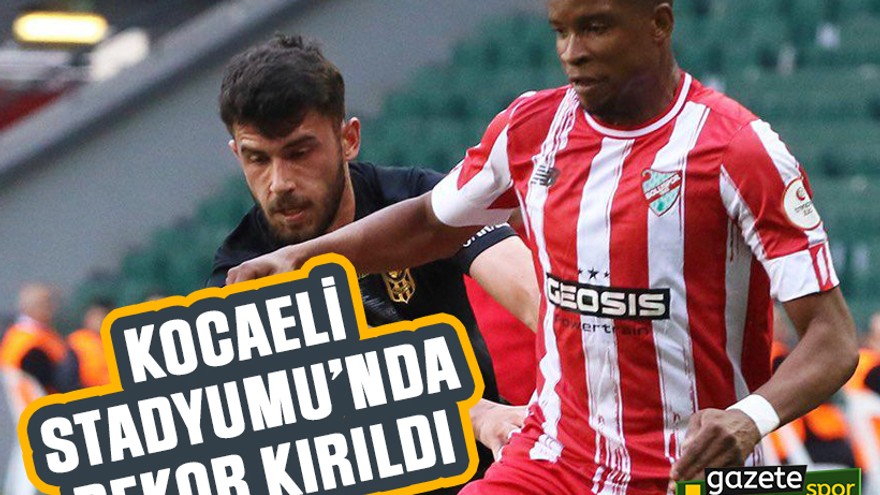 Kocaeli Stadyumu’nda rekor kırıldı