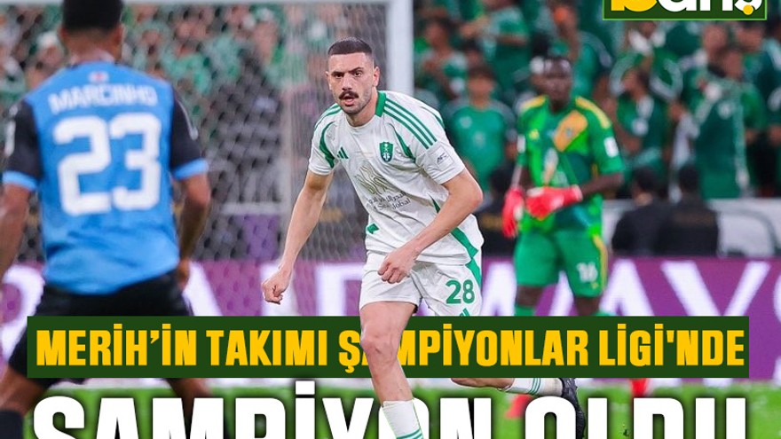 Karamürselli Merih Demiral'ın takımı Şampiyonlar Ligi'nde şampiyon oldu