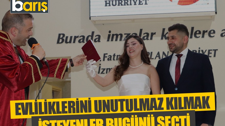 Evliliklerini unutulmaz kılmak isteyenler bugünü seçti