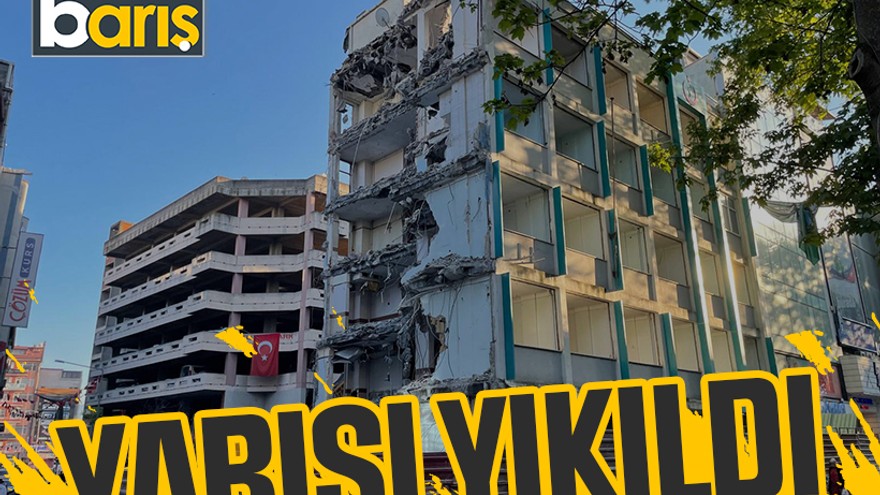 Seka Semt Polikliniği’nin yarısı yıkıldı