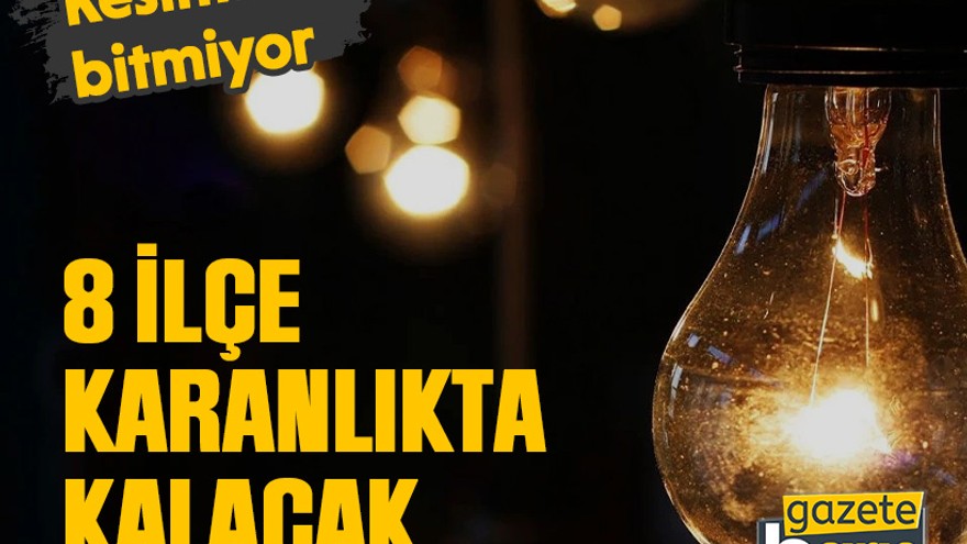 Kocaeli’de elektrik kesintileri bitmiyor! (8 Mayıs Perşembe 2025)