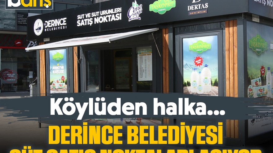 Derince Belediyesi, süt satış noktaları açıyor