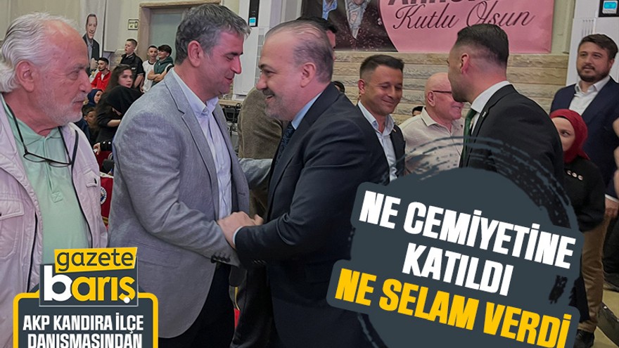 Ne cemiyetine katıldı ne selam verdi
