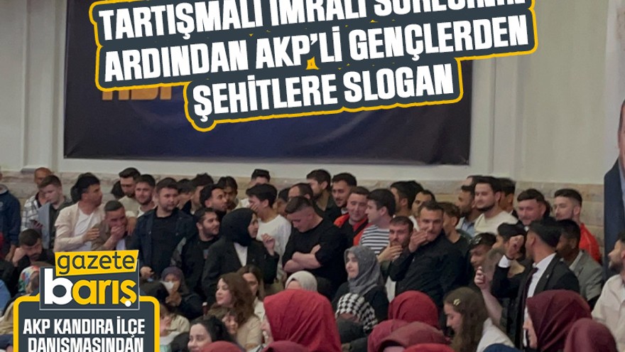 Tartışmalı İmralı sürecinin ardından AKP’li gençlerden şehitlere slogan