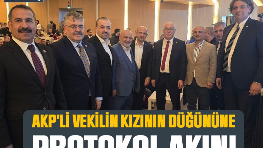 Protokol, Mehmet Akif Yılmaz’ın kızının düğününe akın etti