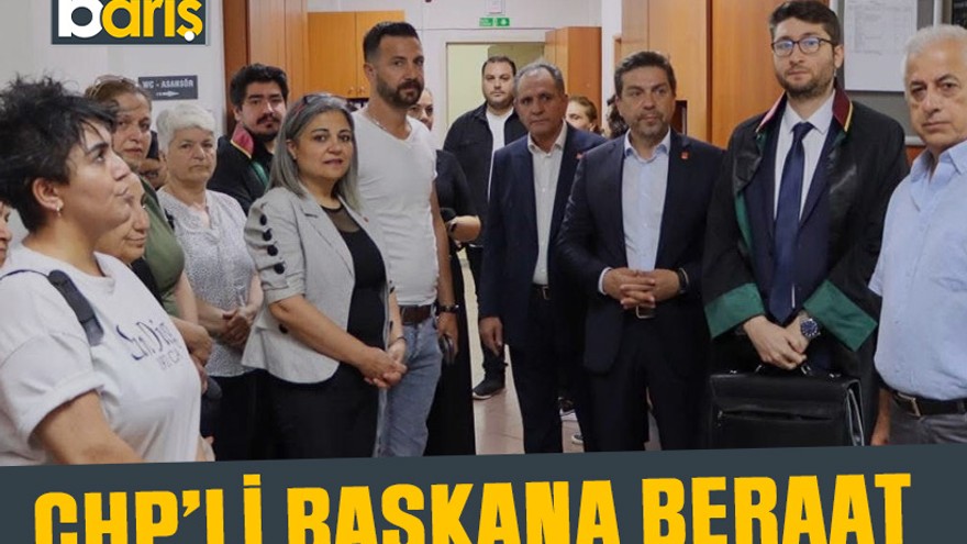 CHP’li başkana beraat