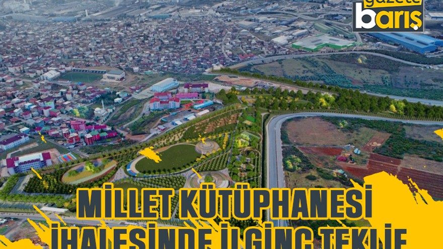 Dilovası Millet Kütüphanesi için ilginç teklif