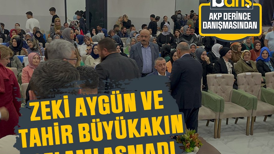 Zeki Aygün ve Tahir Büyükakın selamlaşmadı