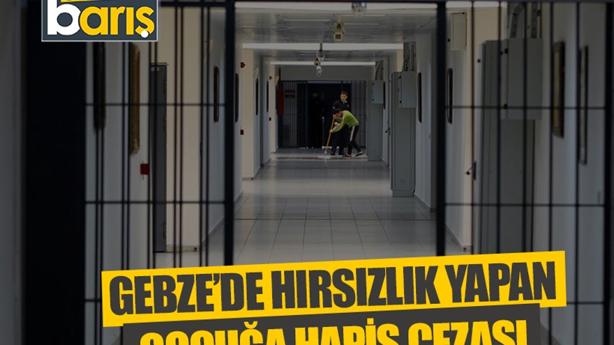 Gebze’de hırsızlık yapan çocuğa hapis cezası