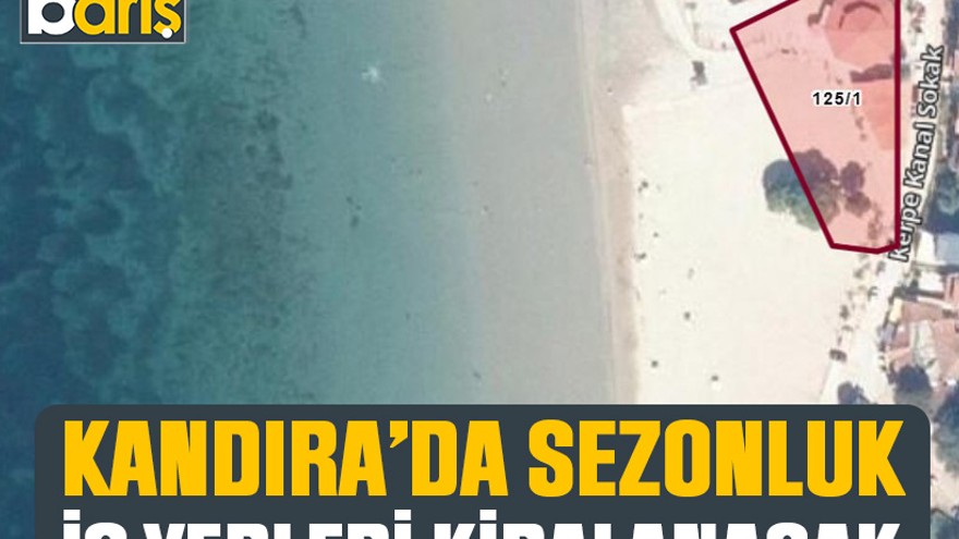 Kandıra’da sezonluk iş yerleri kiralanacak