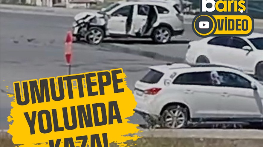 Umuttepe yolunda kaza!
