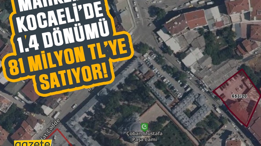 Mahkeme, Kocaeli’de 1.4 dönümü 81 milyon TL’ye satıyor!