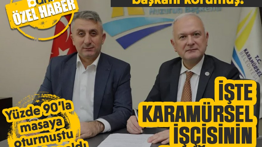 Karamürsel’de sendika başkanı korumuş! İşte Karamürsel işçisinin aldığı zam