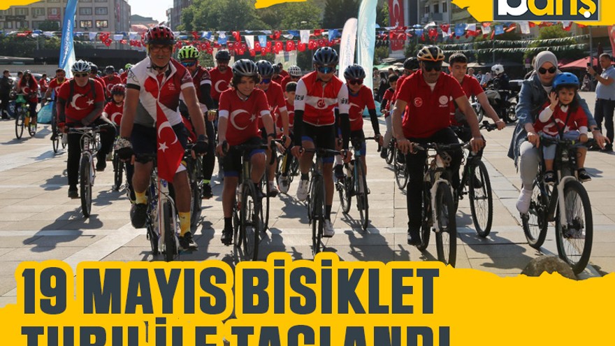 Kocaeli’de 19 Mayıs bisiklet turu ile taçlandı