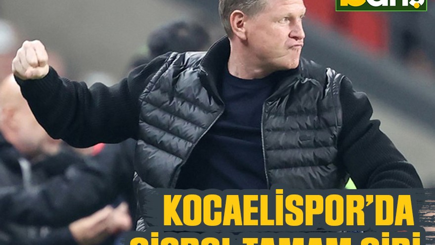 Kocaelispor’da Gisdol tamam gibi