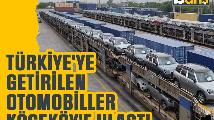 Türkiye'ye getirilen otomobiller Köseköy'e ulaştı