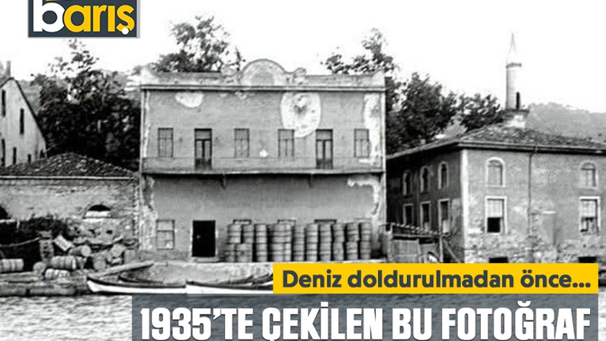 1935’te çekilen bu fotoğraf, İzmit’in en bilinen yerine ait! Deniz doldurulmadan önce…