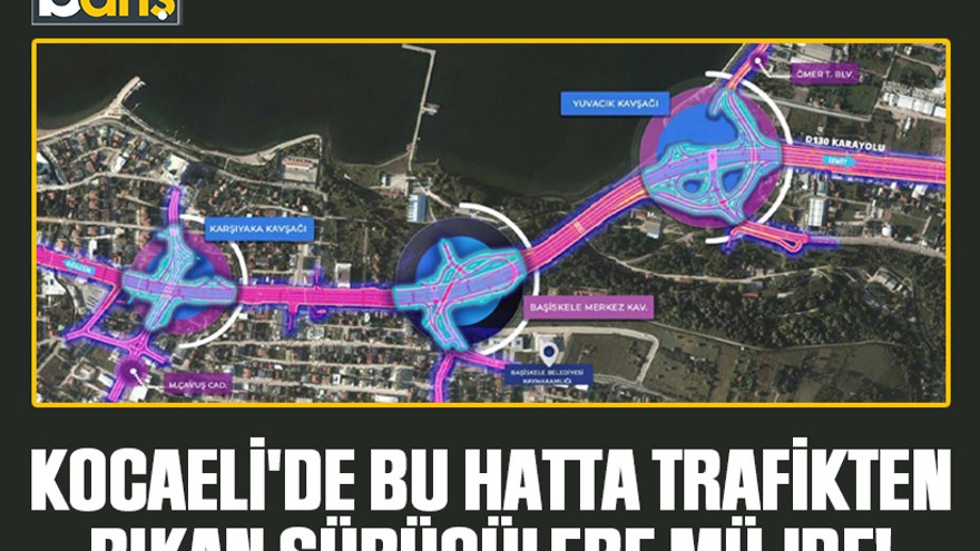 Kocaeli’de üç ilçenin trafik çilesini bitirecek proje için ihale
