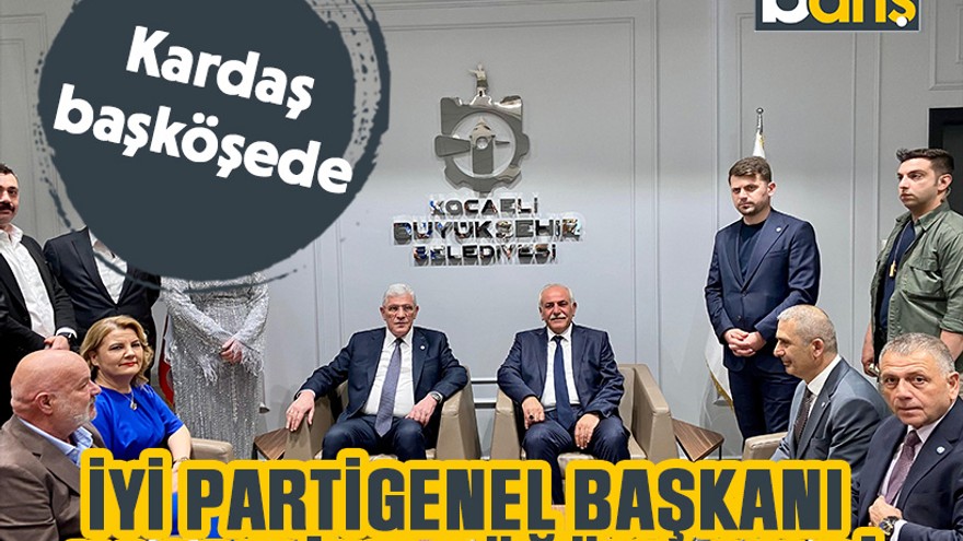 Kardaş başköşede: İYİ Parti Genel Başkanı Kocaeli’ye düğüne geldi