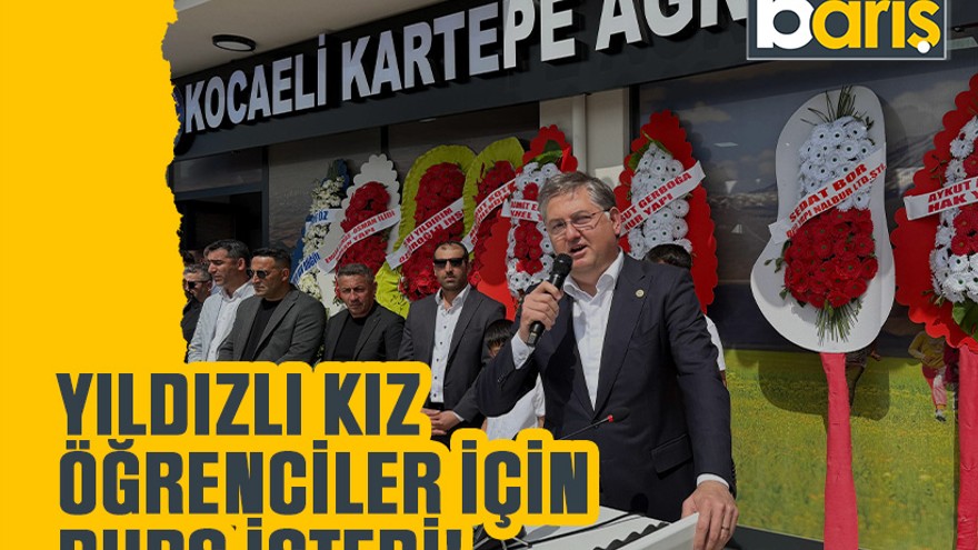 Yıldızlı kız öğrenciler için burs istedi!