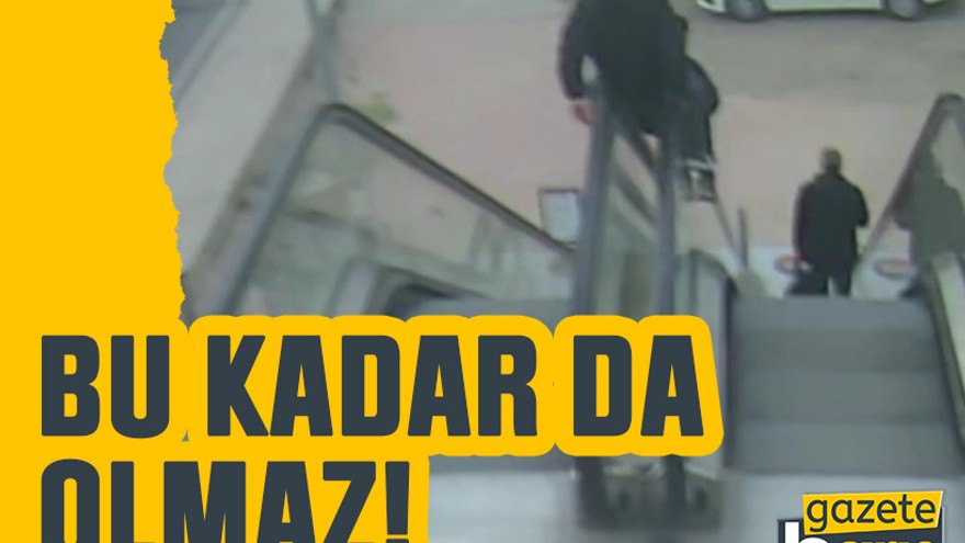 Kocaeli’de yürüyen merdivenler kendini bilmez kişilerin hedefi oluyor