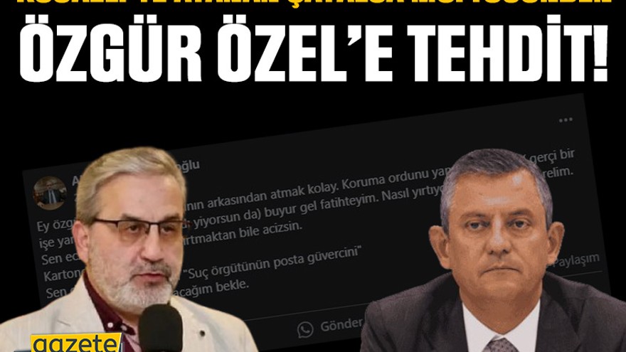 Kocaeli’ye atanan Çatalca Müftüsünden Özgür Özel’e tehdit!