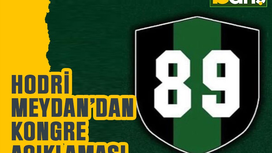 Hodri Meydan’dan kongre açıklaması