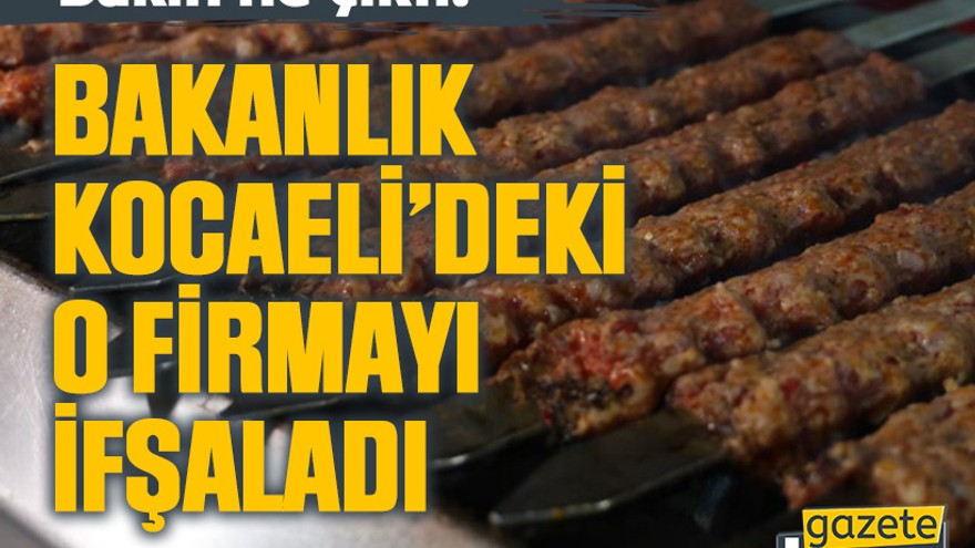 Bakın ne çıktı! Bakanlık Kocaeli’deki o firmayı ifşaladı