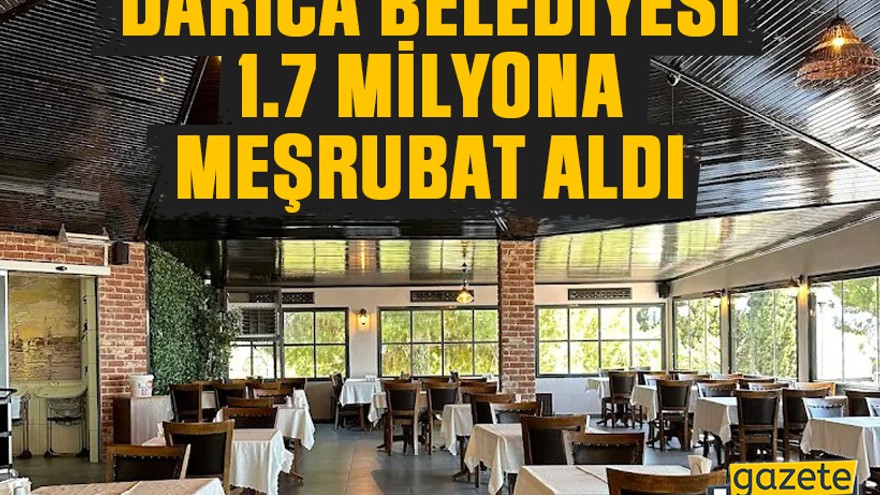Darıca Belediyesi, 1.7 milyona meşrubat aldı