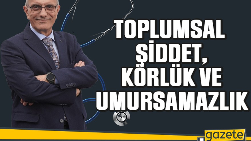 Toplumsal şiddet, körlük ve umursamazlık