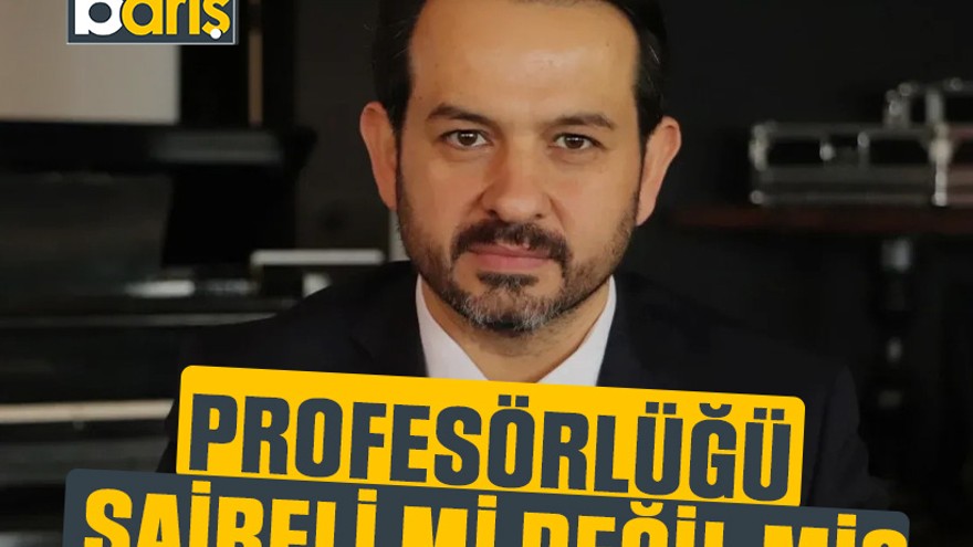 Ercan: Profesörlüğü şaibeli mi değil mi?