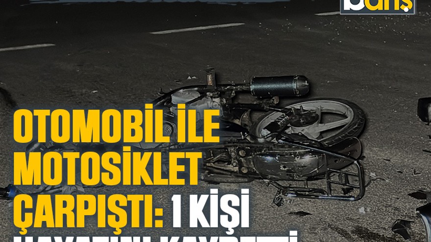 İzmit’te otomobil ile motosiklet çarpıştı: 1 kişi hayatını kaybetti