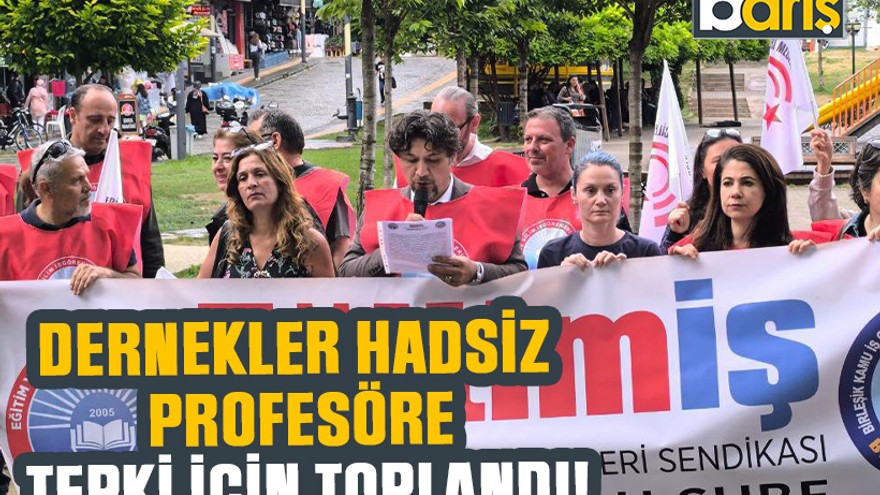 Dernekler hadsiz profesöre tepki için toplandı!
