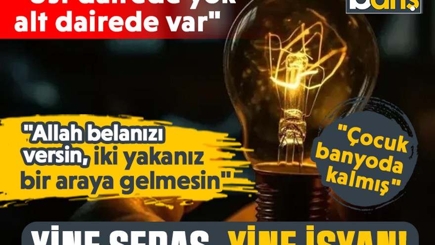 Başiskele'de vatandaştan SEDAŞ'a beddua yağmuru! İsyan ettiler