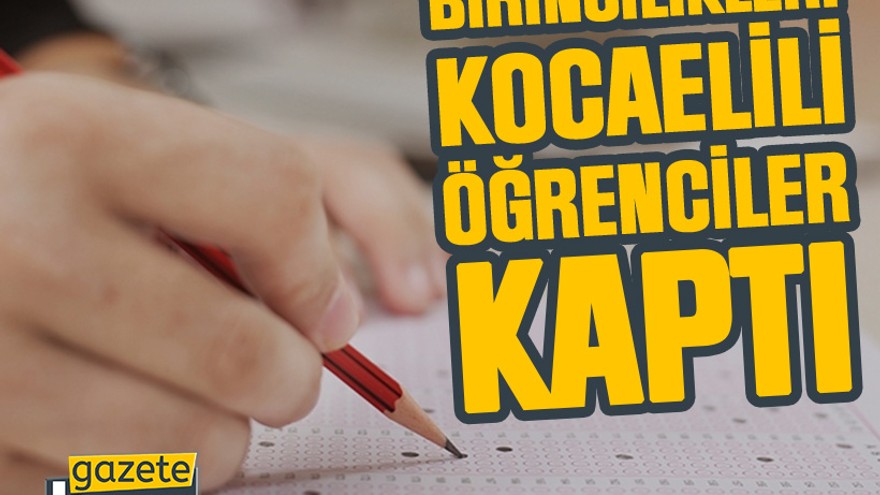 Birincilikleri Kocaelili öğrenciler kaptı