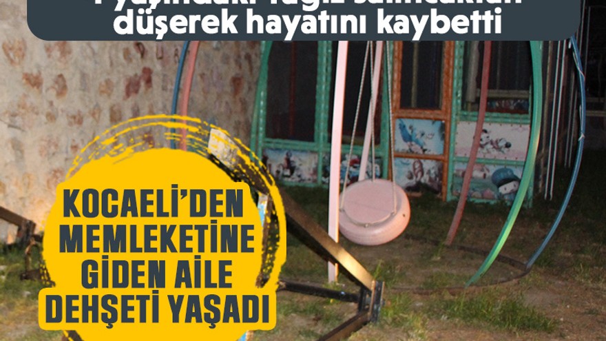Kocaeli’den memleketine giden aile dehşeti yaşadı: 4 yaşındaki Yağız hayatını kaybetti
