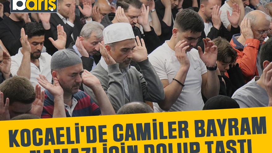 Kocaeli'de camiler bayram namazı için dolup taştı