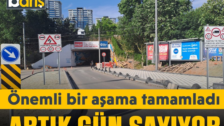 Alikahya Stadyum Tramvay Hattı’nda önemli bir aşama daha tamamladı