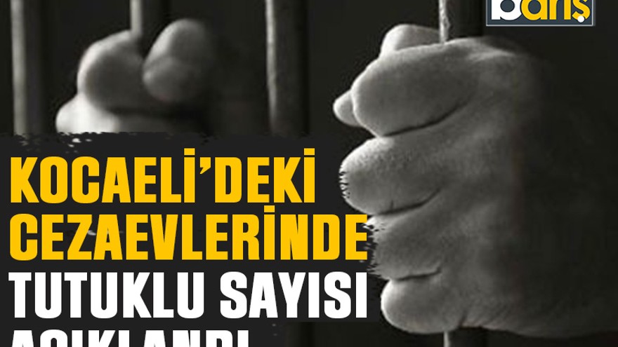 Kocaeli’deki cezaevlerinde tutuklu sayısı açıklandı