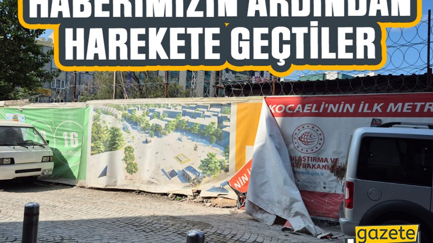 Gebze’deki o kirli görüntü sona erdi