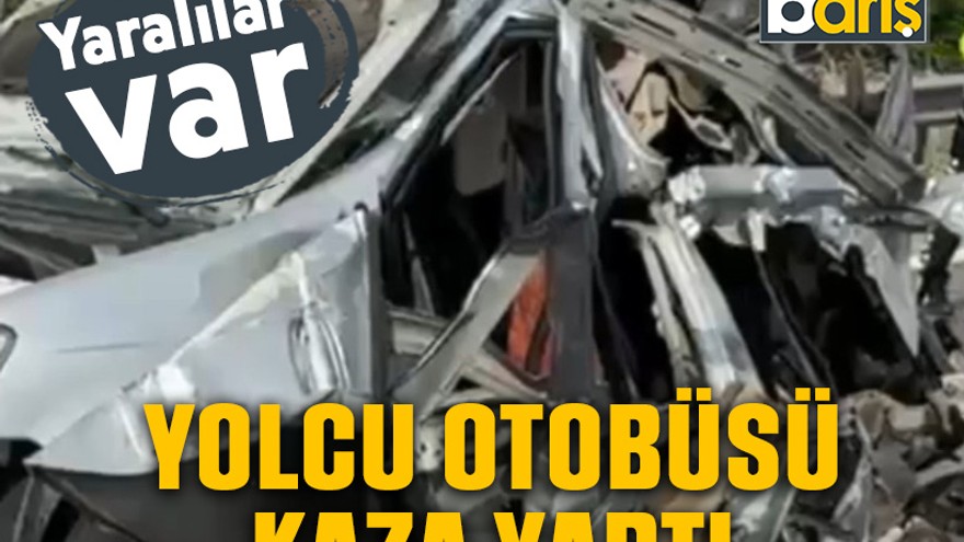 Kocaeli’de yolcu otobüsü kaza yaptı: Yaralılar var
